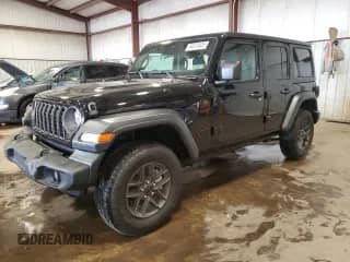 2025 Jeep Wrangler Sport S with VIN 1C4PJXDN2SW615885, listed as a Copart auction lot 84373425 with 1,373 mi miles and Salvage title. Bid and sale history available at DreamBid. Image 1.