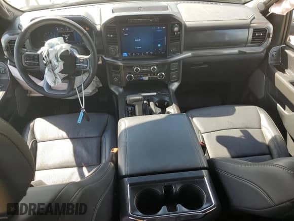 2024 Ford F-150 Lariat with VIN 1FTFW5L52RFC07819, listed as a Copart auction lot 84196965 with 11,287 mi miles and Salvage title. Bid and sale history available at DreamBid. Image 8.