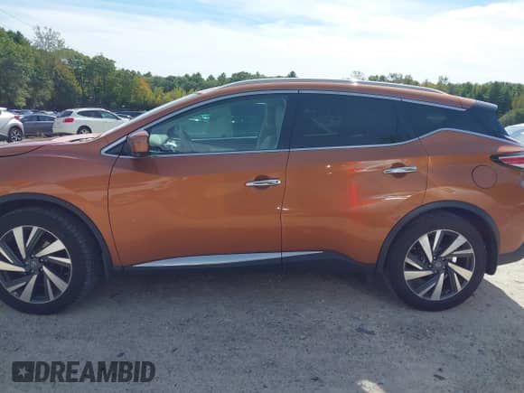2016 Nissan Murano Platinum with VIN 5N1AZ2MH8GN171903, listed as a IAAI auction lot 43281410 with 47,802 mi miles and . Bid and sale history available at DreamBid. Image 14.