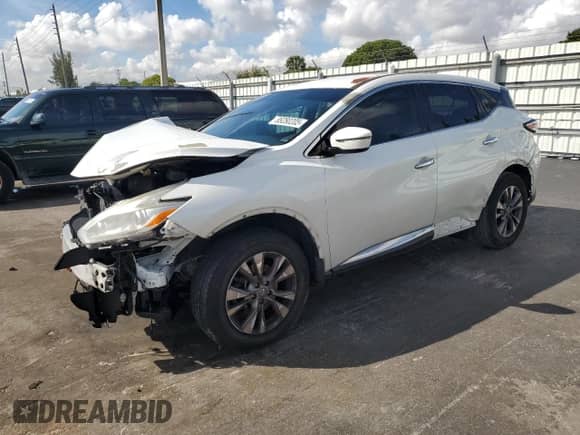 2017 Nissan Murano Platinum with VIN 5N1AZ2MG3HN181148, listed as a Copart auction lot 85280205 with 88,354 mi miles and Salvage title. Bid and sale history available at DreamBid. Image 1.