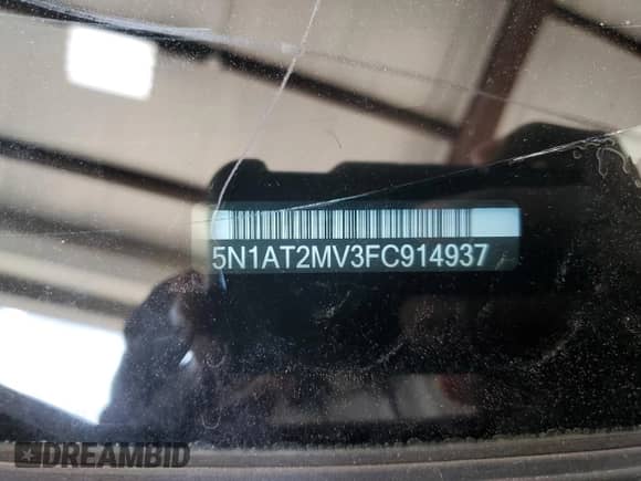 2015 Nissan Rogue SL с VIN 5N1AT2MV3FC914937, выставлен на аукционе Copart как лот 81844365 с пробегом 103 786 миль миль и Списание • Salvage title. История ставок и продаж доступна на DreamBid. Изображение 13.