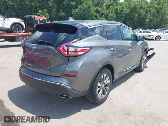 2017 Nissan Murano S with VIN 5N1AZ2MG3HN126408, listed as a IAAI auction lot 42591671 with 166,119 mi miles and . Bid and sale history available at DreamBid. Image 4.