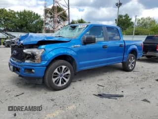 2020 Ford F-150 XL with VIN 1FTEW1E50LKD06896, listed as a Copart auction lot 70120295 with 118,402 mi miles and Salvage title. Bid and sale history available at DreamBid. Image 1.