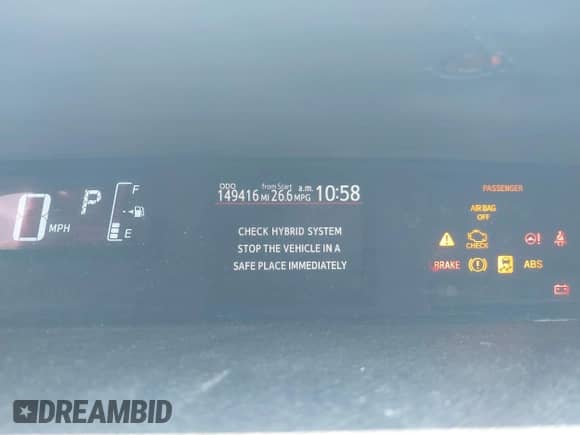 2015 Toyota Prius One z VIN JTDKDTB37F1094645, wystawiony jako IAAI lot #42779146 z przebiegiem 149 416 mil mil oraz . Historia ofert i sprzedaży dostępna na DreamBid. Obrazek 7.