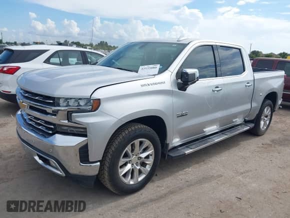 2020 Chevrolet Silverado 1500 LTZ with VIN 3GCPWEEDXLG399649, listed as a IAAI auction lot 42535080 with Not provided miles and . Bid and sale history available at DreamBid. Image 2.