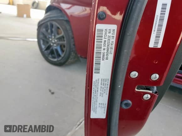 2022 Dodge Challenger GT with VIN 2C3CDZKG6NH243108, listed as a Copart auction lot 81580925 with 84,480 mi miles and Clean title. Bid and sale history available at DreamBid. Image 12.