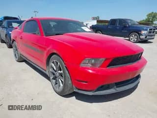 2012 Ford Mustang GT Premium with VIN 1ZVBP8CF5C5216031, listed as a IAAI auction lot 42880817 with 127,381 mi miles and . Bid and sale history available at DreamBid. Image 1.