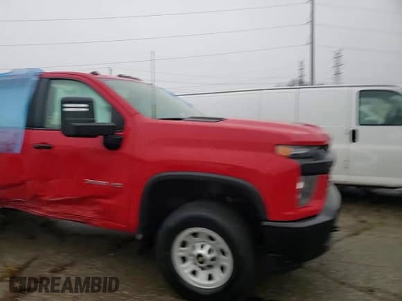 2020 Chevrolet Silverado 3500HD Work Truck with VIN 1GC4YSE79LF345718, listed as a Copart auction lot 83093344 with Not provided miles and Salvage title. Bid and sale history available at DreamBid. Image 10.
