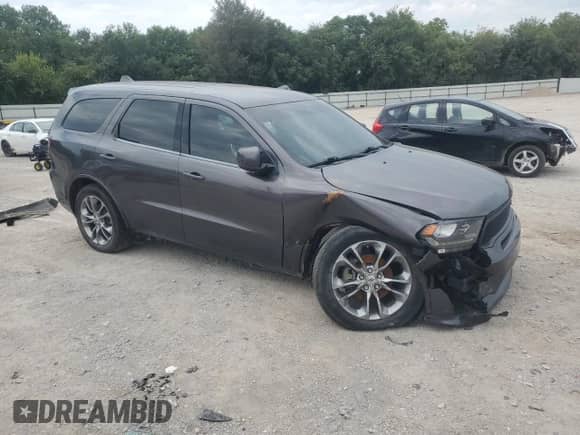 2019 Dodge Durango GT Plus with VIN 1C4RDJDG6KC812154, listed as a Copart auction lot 72061335 with 117,512 mi miles and Clean title. Bid and sale history available at DreamBid. Image 4.