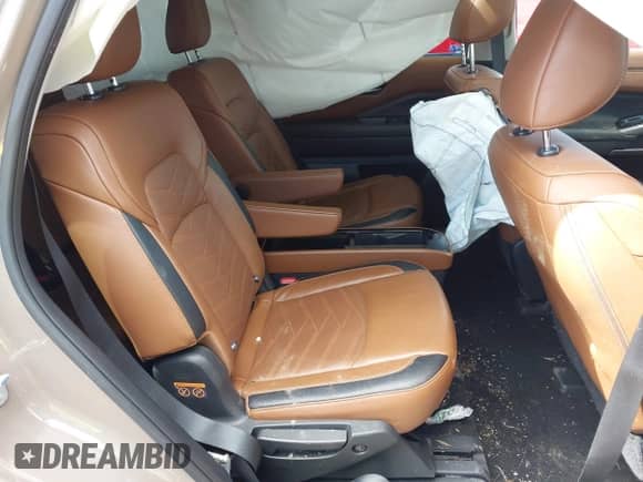 2023 Nissan Pathfinder Platinum с VIN 5N1DR3DK0PC201664, выставлен на аукционе IAAI как лот 41929147 с пробегом 27 406 миль миль и . История ставок и продаж доступна на DreamBid. Изображение 8.