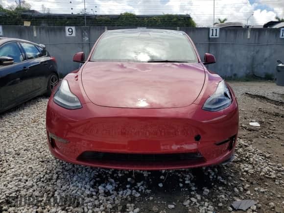 2021 Tesla Model Y Performance with VIN 5YJYGDEF5MF250733, listed as a Copart auction lot 60679894 with 21,085 mi miles and Non repairable. Bid and sale history available at DreamBid. Image 5.