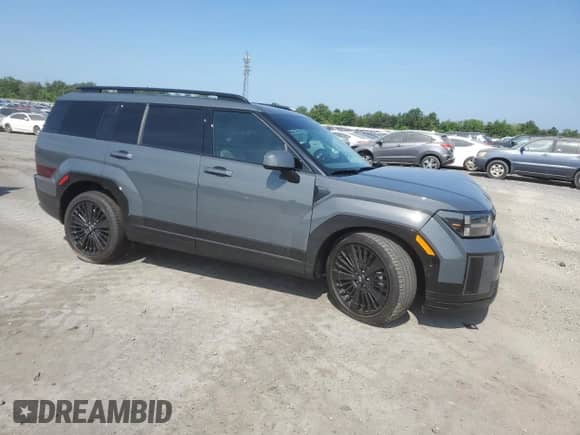 2025 Hyundai Santa Fe Calligraphy с VIN 5NMP54G18SH036950, выставлен на аукционе Copart как лот 62908005 с пробегом 3 545 миль миль и Списание • Salvage title. История ставок и продаж доступна на DreamBid. Изображение 4.