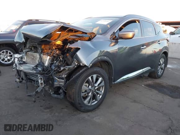 2017 Nissan Murano SL z VIN 5N1AZ2MG5HN114910, wystawiony jako IAAI lot #41320302 z przebiegiem 59 932 mil mil oraz . Historia ofert i sprzedaży dostępna na DreamBid. Obrazek 2.