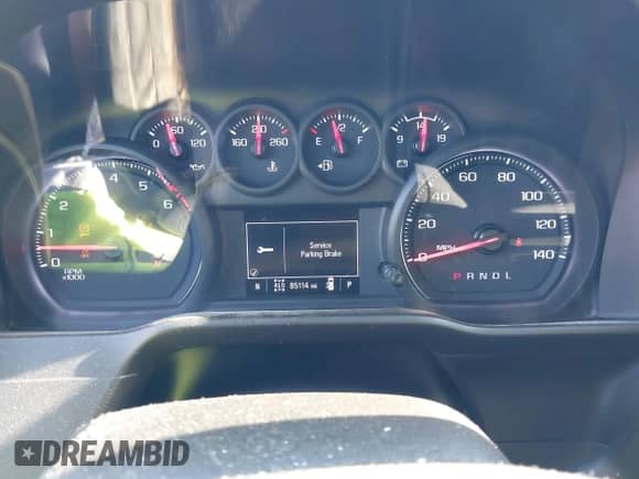 2020 Chevrolet Silverado 1500 Custom Trail Boss with VIN 1GCPYCEF7LZ194967, listed as a IAAI auction lot 43055121 with 85,114 mi miles and . Bid and sale history available at DreamBid. Image 7.