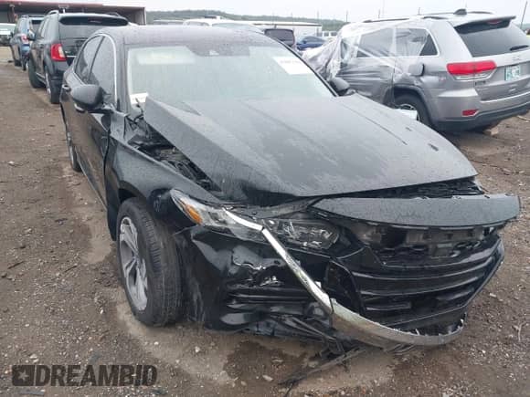 2018 Honda Accord EX-L with VIN 1HGCV1F54JA156885, listed as a IAAI auction lot 43067104 with 75,712 mi miles and . Bid and sale history available at DreamBid. Image 6.