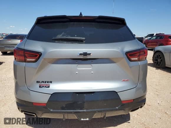 2024 Chevrolet Blazer RS with VIN 3GNKBERS8RS181723, listed as a Copart auction lot 55898855 with 18,349 mi miles and Salvage title. Bid and sale history available at DreamBid. Image 6.