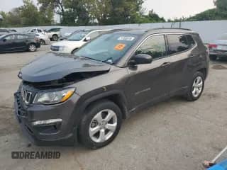 2018 Jeep Compass Latitude with VIN 3C4NJCBB0JT468267, listed as a Copart auction lot 71703015 with Not provided miles and Salvage title. Bid and sale history available at DreamBid. Image 1.