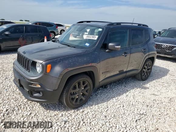 2018 Jeep Renegade Latitude with VIN ZACCJABB7JPG74043, listed as a Copart auction lot 56652985 with 24,941 mi miles and Clean title. Bid and sale history available at DreamBid. Image 1.