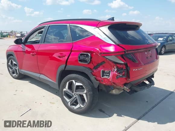 2023 Hyundai Tucson SEL with VIN 5NMJF3AEXPH256977, listed as a IAAI auction lot 43225209 with 40,290 mi miles and . Bid and sale history available at DreamBid. Image 3.