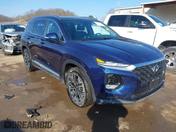 2019 Hyundai Santa Fe Ultimate с VIN 5NMS5CAA6KH117104, выставлен на аукционе IAAI как лот 41639157 с пробегом 75 507 миль миль и . История ставок и продаж доступна на DreamBid. Изображение 1.