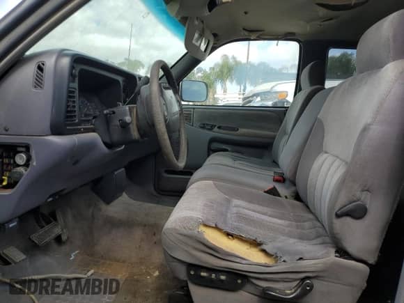 1997 Dodge RAM with VIN 3B7MC33W4VM536948, listed as a Copart auction lot 53741055 with 151,754 mi miles and Salvage title. Bid and sale history available at DreamBid. Image 7.