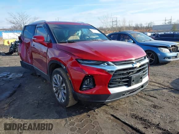 2022 Chevrolet Blazer Premier с VIN 3GNKBLR40NS163877, выставлен на аукционе IAAI как лот 41249191 с пробегом 22 235 миль миль и . История ставок и продаж доступна на DreamBid. Изображение 1.
