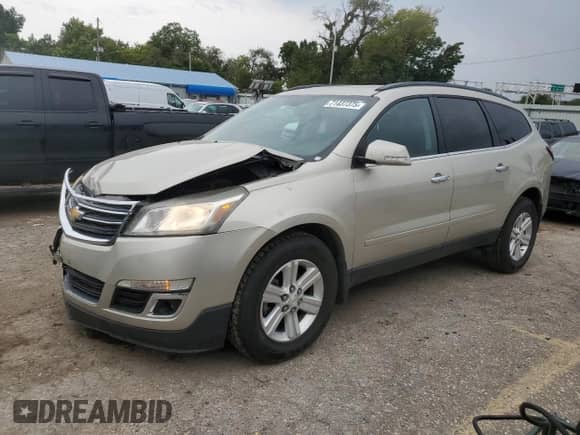 2014 Chevrolet Traverse LT с VIN 1GNKRGKD0EJ307829, выставлен на аукционе Copart как лот 71437375 с пробегом Не указан миль и Списание • Salvage title. История ставок и продаж доступна на DreamBid. Изображение 1.
