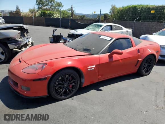 2007 Chevrolet Corvette Z06 с VIN 1G1YY26E575127469, выставлен на аукционе Copart как лот 62648745 с пробегом 19 670 миль миль и Списание • Salvage title. История ставок и продаж доступна на DreamBid. Изображение 1.
