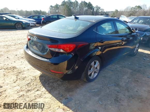 2016 Hyundai Elantra Value Edition with VIN KMHDH4AE8GU490665, listed as a IAAI auction lot 41058832 with 155,243 mi miles and . Bid and sale history available at DreamBid. Image 4.