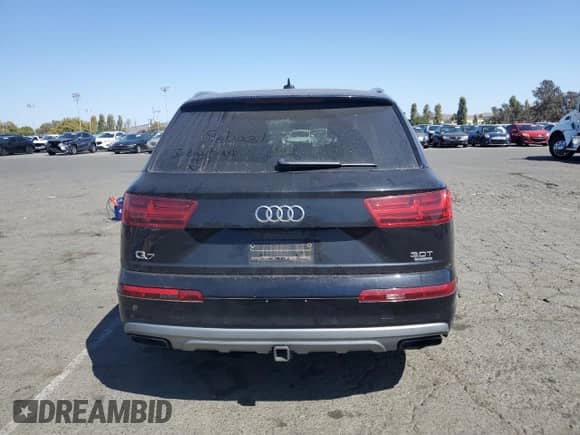 2017 Audi Q7 Premium Plus z VIN WA1LAAF76HD012513, wystawiony jako Copart lot #82142905 z przebiegiem 104 981 mil mil oraz Szkoda całkowita • Salvage title. Historia ofert i sprzedaży dostępna na DreamBid. Obrazek 6.