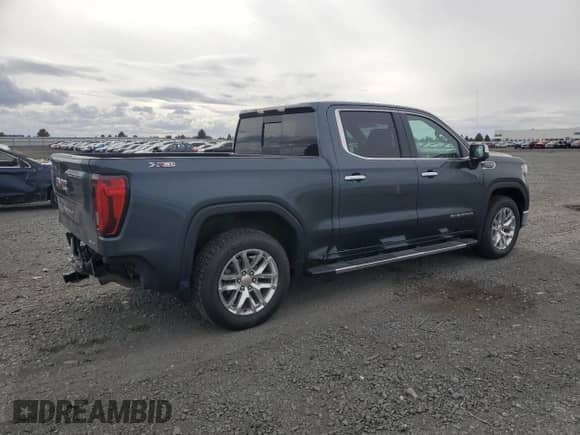 2021 GMC Sierra 1500 SLT z VIN 1GTU9DED5MZ226496, wystawiony jako Copart lot #81966355 z przebiegiem 69 497 mil mil oraz Szkoda całkowita • Salvage title. Historia ofert i sprzedaży dostępna na DreamBid. Obrazek 3.
