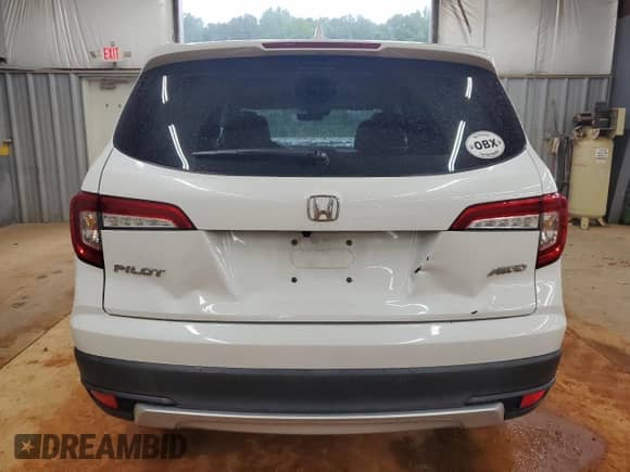 2022 Honda Pilot EX-L with VIN 5FNYF6H51NB033201, listed as a Copart auction lot 66617825 with 62,310 mi miles and Salvage title. Bid and sale history available at DreamBid. Image 6.
