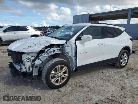 2019 Chevrolet Blazer with VIN 3GNKBBRA4KS666212, listed as a Copart auction lot 81396625 with 80,778 mi miles and Non repairable. Bid and sale history available at DreamBid. Image 1.