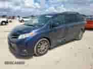 2018 Toyota Sienna XLE with VIN 5TDYZ3DC8JS957795, listed as a Copart auction lot 82161055 with 73,630 mi miles and Salvage title. Bid and sale history available at DreamBid. Image 1.