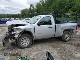 2012 Chevrolet Silverado 1500 Work Truck z VIN 1GCNKPEAXCZ123380, wystawiony jako Copart lot #66289344 z przebiegiem 110 277 mil mil oraz Szkoda całkowita • Salvage title. Historia ofert i sprzedaży dostępna na DreamBid. Obrazek 1.