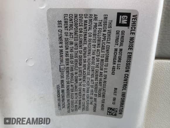 2014 Chevrolet Silverado 3500HD LT with VIN 1GC4K0C87EF148177, listed as a Copart auction lot 43782855 with 91,418 mi miles and Salvage title. Bid and sale history available at DreamBid. Image 12.