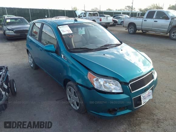 2009 Chevrolet Aveo 2LT with VIN KL1TG66E39B385867, listed as a IAAI auction lot 23532741 with 71,854 mi miles and . Bid and sale history available at DreamBid. Image 1.