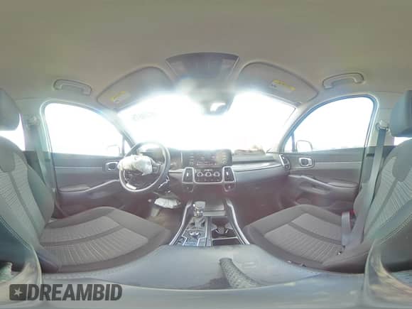 2023 Kia Sorento LX with VIN 5XYRG4LC7PG193493, listed as a Copart auction lot 66220875 with 21,385 mi miles and Salvage title. Bid and sale history available at DreamBid. Image 14.