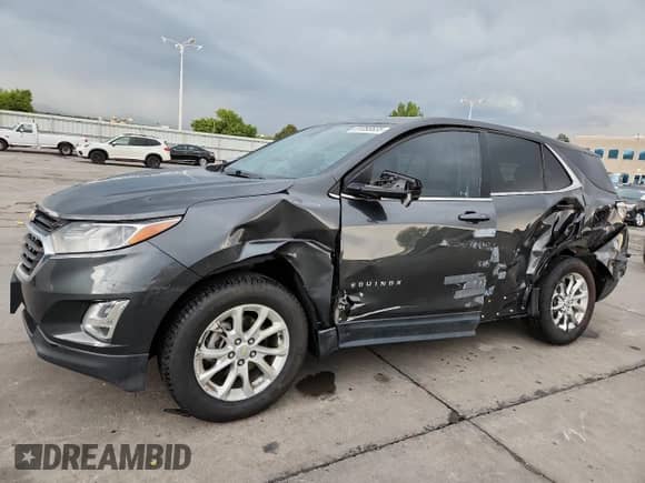 2019 Chevrolet Equinox LT z VIN 2GNAXTEV9K6133248, wystawiony jako Copart lot #81055835 z przebiegiem 105 291 mil mil oraz Szkoda całkowita • Salvage title. Historia ofert i sprzedaży dostępna na DreamBid. Obrazek 1.