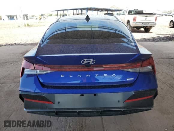 2024 Hyundai Elantra Limited with VIN KMHLN4DJXRU097735, listed as a Copart auction lot 81330525 with 13,597 mi miles and Salvage title. Bid and sale history available at DreamBid. Image 6.