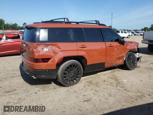 2025 Hyundai Santa Fe Calligraphy с VIN 5NMP54GL0SH113635, выставлен на аукционе Copart как лот 58744015 с пробегом 3 473 миль миль и На запчасти • Non repairable. История ставок и продаж доступна на DreamBid. Изображение 3.