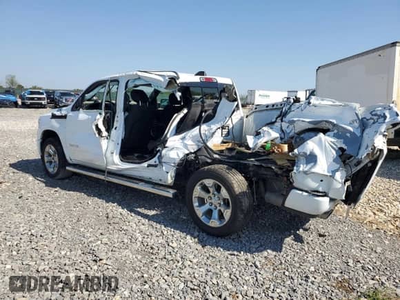 2020 Ram 1500 Lone Star with VIN 1C6SRFFT2LN163525, listed as a Copart auction lot 84239945 with 150,923 mi miles and Salvage title. Bid and sale history available at DreamBid. Image 2.