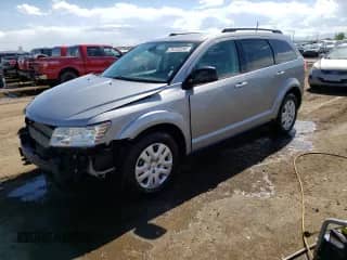 2019 Dodge Journey SE Value with VIN 3C4PDCAB5KT744302, listed as a Copart auction lot 70880365 with 35,749 mi miles and Non repairable. Bid and sale history available at DreamBid. Image 1.