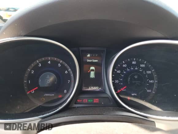 2014 Hyundai Santa Fe Limited with VIN KM8SN4HF1EU078812, listed as a Copart auction lot 61976955 with 175,322 mi miles and Salvage title. Bid and sale history available at DreamBid. Image 9.