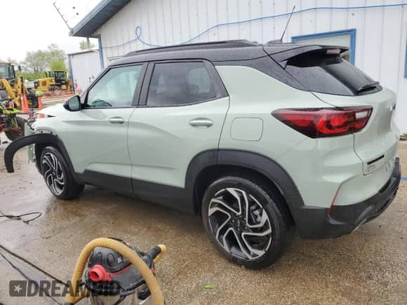 2024 Chevrolet TrailBlazer RS with VIN KL79MTSL6RB140265, listed as a Copart auction lot 54944655 with 7,694 mi miles and Salvage title. Bid and sale history available at DreamBid. Image 2.