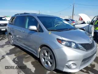 2012 Toyota Sienna SE with VIN 5TDXK3DC3CS189064, listed as a IAAI auction lot 42022390 with 193,016 mi miles and . Bid and sale history available at DreamBid. Image 1.