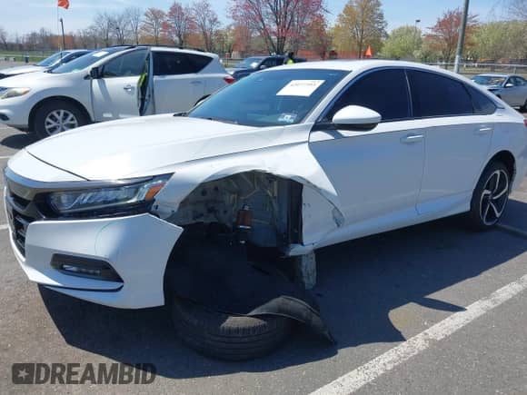 2019 Honda Accord Sport with VIN 1HGCV2F37KA016576, listed as a IAAI auction lot 42077393 with 72,047 mi miles and . Bid and sale history available at DreamBid. Image 2.