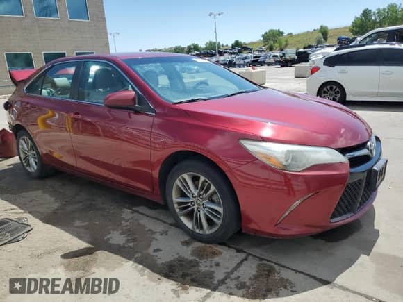 2015 Toyota Camry SE with VIN 4T1BF1FK3FU885362, listed as a Copart auction lot 63767645 with 107,364 mi miles and Salvage title. Bid and sale history available at DreamBid. Image 4.