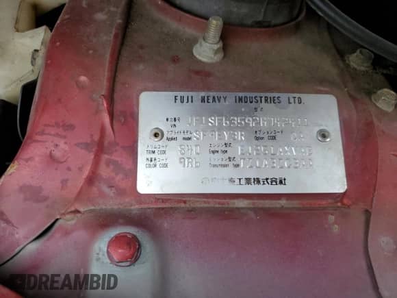 2002 Subaru Forester L with VIN JF1SF63592H742411, listed as a Copart auction lot 57969415 with Not provided miles and Salvage title. Bid and sale history available at DreamBid. Image 13.