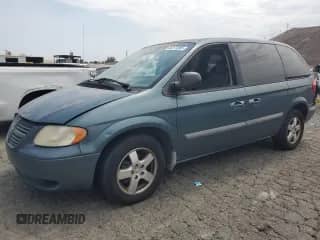 2007 Dodge Caravan SXT with VIN 1D4GP45R97B222093, listed as a Copart auction lot 65377395 with 220,538 mi miles and Clean title. Bid and sale history available at DreamBid. Image 1.